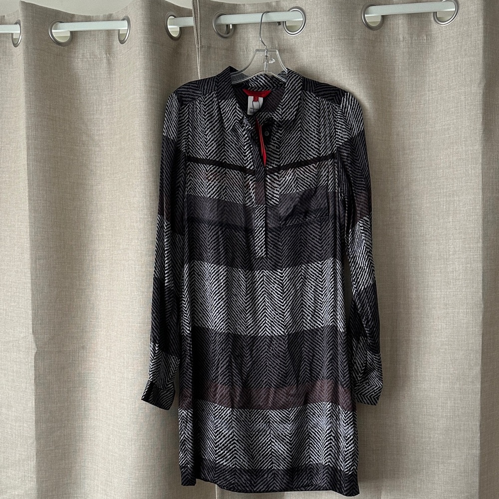 L.K. Bennett Silk Amalia Mini Dress Sz 8 NWT **retail $425**